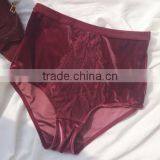 Runwaylover 5385 Hot Sale Ladie Sexy Velvet Bra and High Waist Sexy Panty Set thumbnail-3