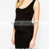 Scoop Neckline Soft Touch Tank Dress for All Stages of Maternity thumbnail-4