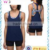 Ladies Tops Latest Design Custom Fitness Sports Gym Yoga Tank Top thumbnail-1