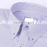 2017 Men's Long Sleeve Checked Casual Shirt Wholesale thumbnail-4