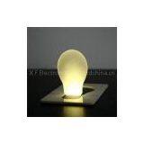 Personalized Small Metal / Plastic High Bright White LED Bulb Flashlight Key Chains