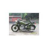 New Style Army Green Sidecar Motorcycle Three-wheeled Motor Vehicle