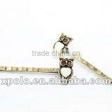 Korean Fashion Retro Metal Owl Shape Hair Pins Jewelry thumbnail-1