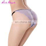 Without Moq Free Shipping Girls Purple Ice Silk Thin Belt Breathable Sexy Lace Panties thumbnail-3
