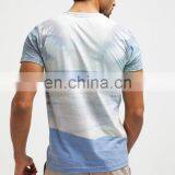 New Men Shorts Sleeve Cotton Polyester Muliticolor Print t Shirts Guangzhou Factory thumbnail-3