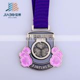 made in china high quality enamel marathon medal holder custom sports metal medal with ribbon