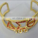 Delta Sigma Theta Metal Bracelet/bangle for Girls and Women thumbnail-1
