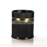 Top Handmade New Trending Leather Royal Trash Bin Wholesale With Logo thumbnail-2