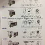 Round PVC Main Drain, Pool Drain, Pool Accessories, thumbnail-2