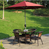 Rattan Outside Furniture Endurance Rattan Table Chairs Washable Cover