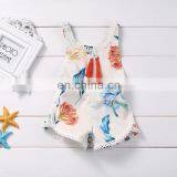 Light Color Floral Pattern Baby Girl Knitted Romper Tassel Accessories Soft and Comfortable Wholesale Price Jumpsuit thumbnail-4
