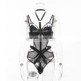 Technological Mesh Hollow Out Bodysuit Women 2019 Bandage Bodysuit Manga Longa Rompers Womens Jumpsuit thumbnail-7