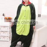 2015 Walsonstyles Cheapest Winter Animal Onesie Pajamas Jumpsuit Flannel Adult Green Dinasour Pajama thumbnail-2