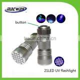 21LED Cheap Aluminum UV Flashlight thumbnail-1