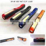 Portable1W+3W COB Clip Pen Light With Magnetic Base thumbnail-1