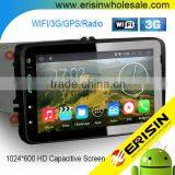 Erisin ES2802V Android 4.4.4 2 Din 8 Inch Bluetooth Car Audio With GPS 3G WiFi for Passat thumbnail-1