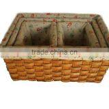 100% Handmade Chipwood Basket/ Basketcontainer(factory & Exporter) thumbnail-1