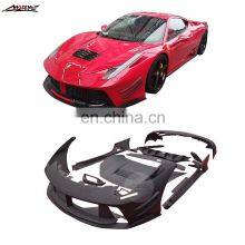 Body Kit for Ferrari 458 PD Body Kits Front Bumper Rear Bumper Hood Carbon Fiber Front Lip Rear Lip Side Skirts Fenders thumbnail-2