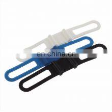 Cycling Bike Bicycle Silicone Elastic Strap Bandage Flashlight Mount Holder Exercise Bike Pedal Strap