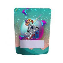 High Quality Leaf And Odor Resistant Child Proof Safety Sealed And Odor Resistant Resealable Bags 1/8 Ounce Mylar Bags 4x6 thumbnail-1