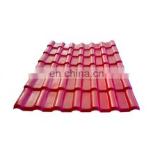 High heat resistance PVC roof tile trapezoidal UPVC roof sheet for farm house