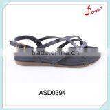 Fancy Fashion Shoes Good Quality Women Import Flat Buckle Sandals 2016 thumbnail-1