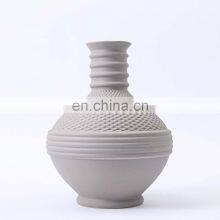2021 Nordic Designed Handcraft Matte Porcelain Ceramic Elegant Bud Vase for Flower Arrange thumbnail-5