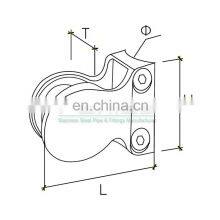 New Shell Shape Glass Railing Clamp Design Stainless Glass Balustrade Clip Glass Clamp thumbnail-2