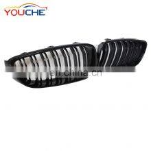 For BMW 3 Series GT F34 Gloss Black Double Line Front Bumper Grill 2012+ thumbnail-2