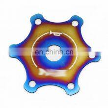 AOSU Universal Auto Car 6 Holes Baking Blue Steering Wheel Center Cap Cover With Bolts thumbnail-3