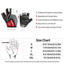 INBIKE Cycling Gloves Half Finger MTB Gloves Gel Padded for Men & Women thumbnail-5
