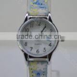 SNT-94039 light bule floral strap watch