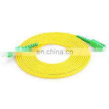 SC APC to SC APC Simplex 2.0mm PVC (OFNR) 9125 Single Mode Fiber Patch Cord Cable