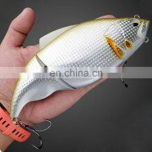 JOHNCOO 190mm 144g Floating Hard Bait Plastic Jointed Swimbait 2 Section Fishing Lure Sea Fishing Hard Wobbler Lure Bait thumbnail-3