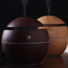 Wood Grain Round Humidifier, Mushroom Humidifier, Wood Grain Aromatherapy Machine（Wechat:13510231336） thumbnail-3