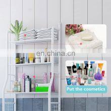 3-Tier Save Space Bathroom Organizer Stand Multi-Functional Stainless Steel Shelf Over The Toilet Storage Rack thumbnail-3