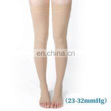 High Quality 23-32 Mmhg Open Toe Class 2 Blood Circulation Socks Varicose Veins Knee Thigh High Medical Compression Stockings thumbnail-2