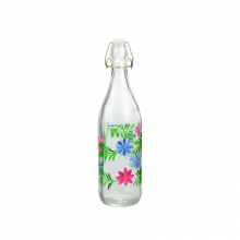 Clear Glass Milk Bottle thumbnail-5