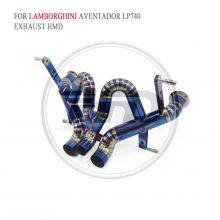 HMD Titanium Alloy Exhaust Catback is Suitable for Lamborghini Aventador LP700-4/LP740/SVJ Muffler Valved Exact Fit For Cars WhatsApp+86 18946955156 thumbnail-3