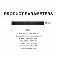 Devil Eyes Lights for Truck Bluetooth Control Flexible Led Display Window Demon Eye Led Display Screen thumbnail-6