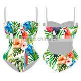 Girls/Kids Sublimate Shiny Latex Bikini With Swimsuit thumbnail-1