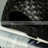 Latest Fashion Trend All Match Weave Design Plain Flat Brim Caps Blank Snapback thumbnail-5