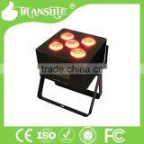 2015 New Design 5pcs 5in1 RGBWA Flat Panel PAR Light thumbnail-1