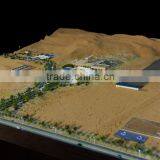 1:300 Al Ain Shooting Club Planning Model Making for Exhibition
