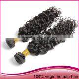 Tangle Free High Quality Unprocessed Brazilian Human Hair Afro Women Water Wave Hair Extension thumbnail-3