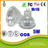 COB Led Ceiling Lights Mr16 5w Glass Led Spotlight