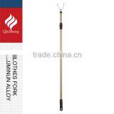 aluminum telescopic clothes pole /extensionable clothes hanging pole/adjustable clothes pole/shower room accessories