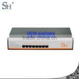 8 Port 10/100/1000M IEEE802.3af Security CCTV PoE Switch thumbnail-2