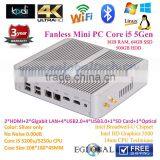 Mini pc Dual Nic i5 5200u 5250u Powerful Function 2.2GHz Max 2.7GHz Energy-saving Computer 300M Wifi Openelec pc