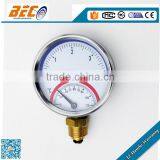 compound Celsius plate temperature bar pressure gauge